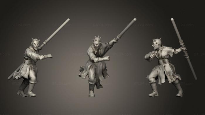 Military figurines (Maul, STKW_1477) 3D models for cnc
